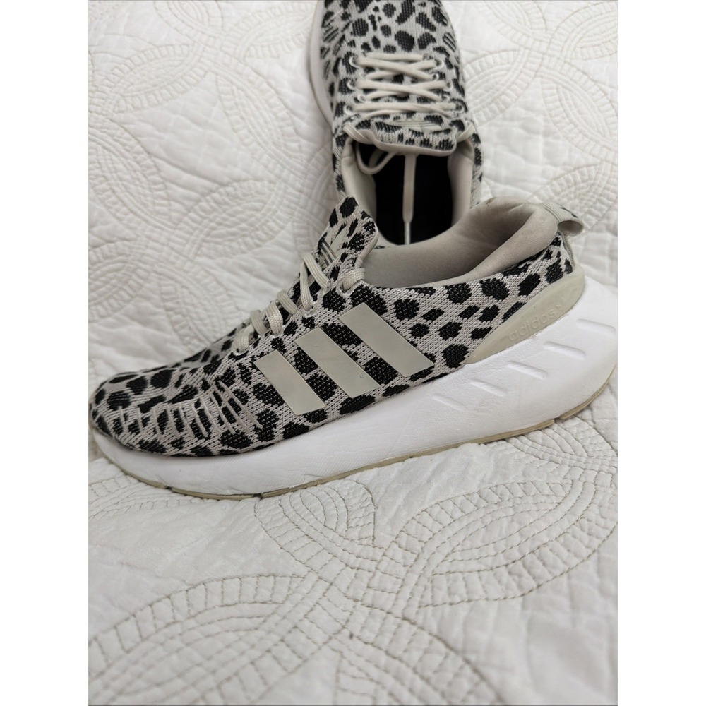 Adidas Swift Run 22 Women's Sz 7.5 Leopard Print Running Shoes Athletic Sneakers